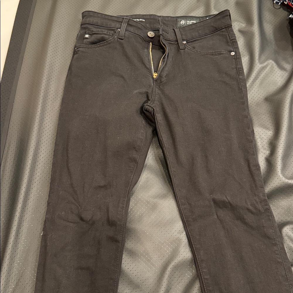 AG Farrah Black Denim Jeans
